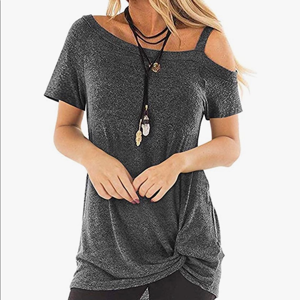 NWOT casual cold shoulder summer t shirt
